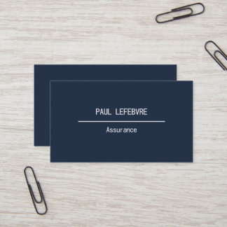Minimalistische, moderne Visitenkarte