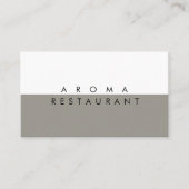 Minimalistische, moderne Visitenkarte - 2 Farben (Vorderseite)