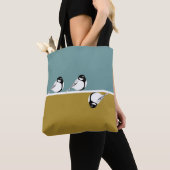 Minimalistische moderne Vogelschutztasche Tasche (Von Nahem)