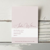 Minimalistische Mohn Doppel Studs Schmuckkarte