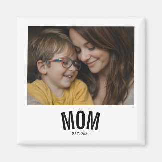 Minimalistische Mom Established Vintage Sofortbild Magnet