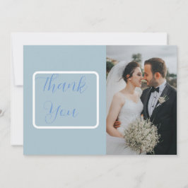 Minimalistische Mondphasen Celestis-Foto Dankeskarte