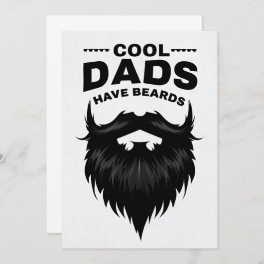 Minimalistische monochromatische Vathorenkarte Einladung (Vorne/Hinten)