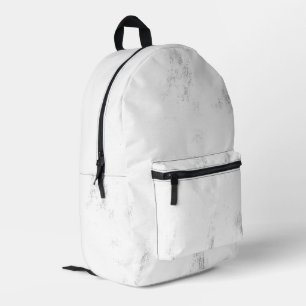 Minimalistische monochrome Grunge-Textur Bedruckter Rucksack