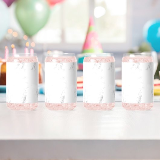 Minimalistische monochrome Grunge-Textur Dosenglas (Insitu (Geburtstag))