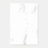 Minimalistische monochrome Grunge-Textur Post-it Klebezettel (Vorderseite)
