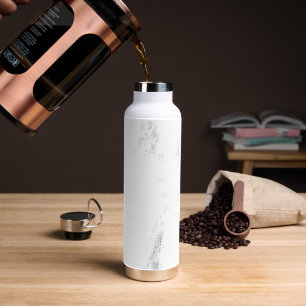 Minimalistische monochrome Grunge-Textur Trinkflasche