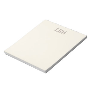 Minimalistische Monogram Bridesmaid Notepad Notizblock