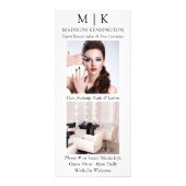 Minimalistische Monogram oder Add-Logo-Business 2- Werbekarte (Vorne)