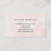 Minimalistische Monogram Visitenkarte (Rückseite)