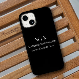 Minimalistische Monogramm oder Hinzufügen von Logo Case-Mate iPhone Hülle
