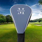 Minimalistische Monogramm Personalisiert Golf Headcover