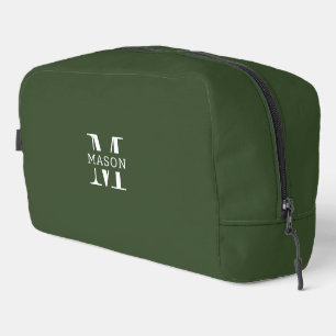 Minimalistische Monogramm Personalisiert Waschbeutel