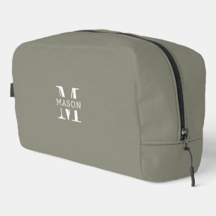 Minimalistische Monogramm Personalisiert Waschbeutel