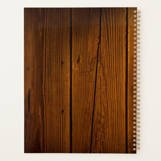 MINIMALISTISCHE Monogramm-Planer Planer (Rückseite)