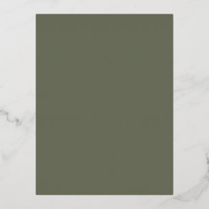Minimalistische Moosfolie Einladung Postkarte (Ben