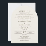 Minimalistische moslemische Nikkah-Islamische Hoch Einladung<br><div class="desc">Eine schön gestaltete minimale islamische Hochzeitseinladung mit Bismillah auf Arabisch verleiht dem besondere Anlass Eleganz und Segen. Eine Hochzeitseinladung mit Dua macht die Ankündigung noch bedeutsamer, indem sie Liebe und Gebete für die neue Reise des Paares reflektiert. Ob es sich um eine moderne islamische Hochzeitseinladung oder eine traditionelle islamische Hochzeitseinladungskarte...</div>