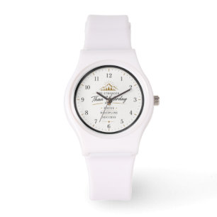 Minimalistische Motivations-Armbanduhr Armbanduhr