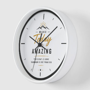 Minimalistische Motivations-Armbanduhr Uhr