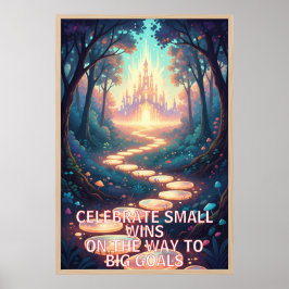 Minimalistische Motivations-Wandkunst / Inspiratio Poster