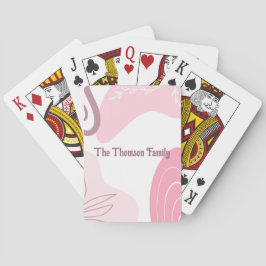 Minimalistische Muster-Karten Spielkarten