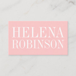 Minimalistische mutige einfache Geschäftskarte des Visitenkarte