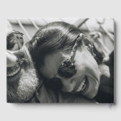 Minimalistische, mutige Ewigkeit nach der Hochzeit Gästebuch (Rückseite)