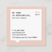 Minimalistische mutige hallo-Sprache-Blase erröten