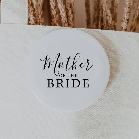 Minimalistische Mutter des Bride-Brautparty Button