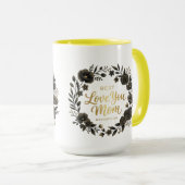 Minimalistische Mutter Erde Kaffeetasse (VorderseiteRechts)