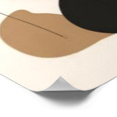 Minimalistische Mutter-Kunst an der Wand | Abstrak Poster (Ecke)