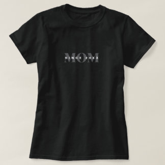 Minimalistische Mutter seit dem Jahr Benutzerdefin T-Shirt