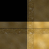 Minimalistische Napkins Black Gold Chic Feier Serviette