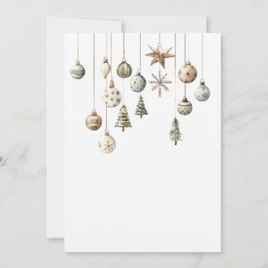 Minimalistische Natur Rustikales Party Einladung (Rückseite)