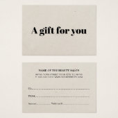 Minimalistische Naturpapiertextur leicht beige (Vorne & Hinten)