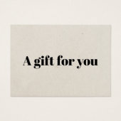 Minimalistische Naturpapiertextur leicht beige (Vorderseite)