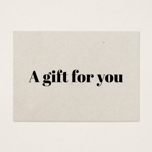 Minimalistische Naturpapiertextur leicht beige (Vorderseite)