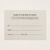 Minimalistische Naturpapiertextur leicht beige (Rückseite)