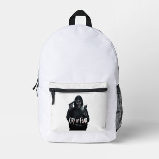 Minimalistische Navy-Blue-Grafik-Rucksack Bedruckter Rucksack
