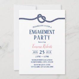 Minimalistische Navy, die die unbekannte nautische Einladung