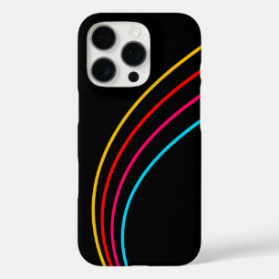 Minimalistische Neonstreifen iPhone 16 Pro Hülle