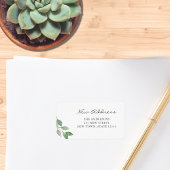 Minimalistische neue Adressgrün Adressaufkleber