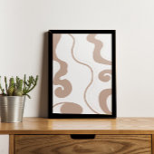 Minimalistische neutrale Böhmen Fotodruck