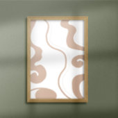 Minimalistische neutrale Böhmen Fotodruck