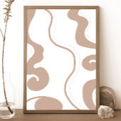 Minimalistische neutrale Böhmen Fotodruck