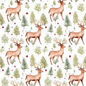 Minimalistische neutrale Farben Rentiere Weihnacht Fleecedecke