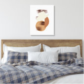 Minimalistische neutrale Farbige Cowboy-Hat-Leinwa Leinwanddruck (Insitu (Schlafzimmer))
