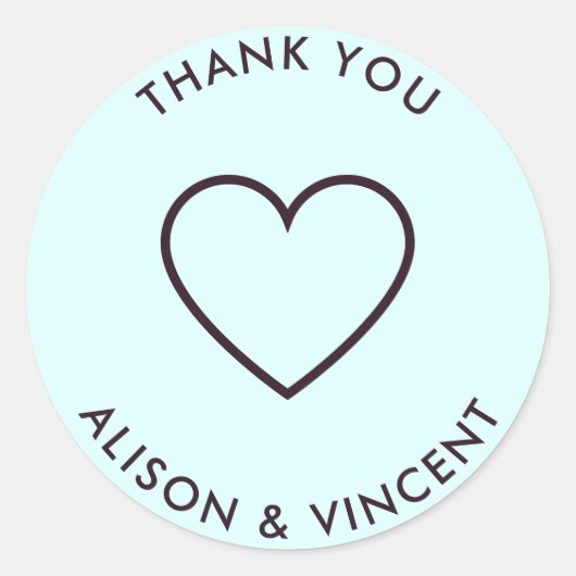 Minimalistische neutrale Light Blue Hochzeit Viele Runder Aufkleber (Vorderseite)