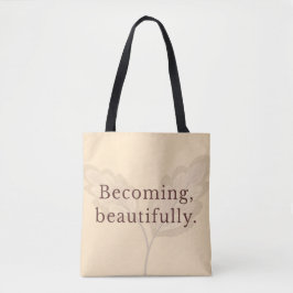Minimalistische neutrale Tote-Tasche | Modernes fe Tasche