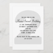 Minimalistische neutrale Vorlage für das zweite Ge (Vorne/Hinten)